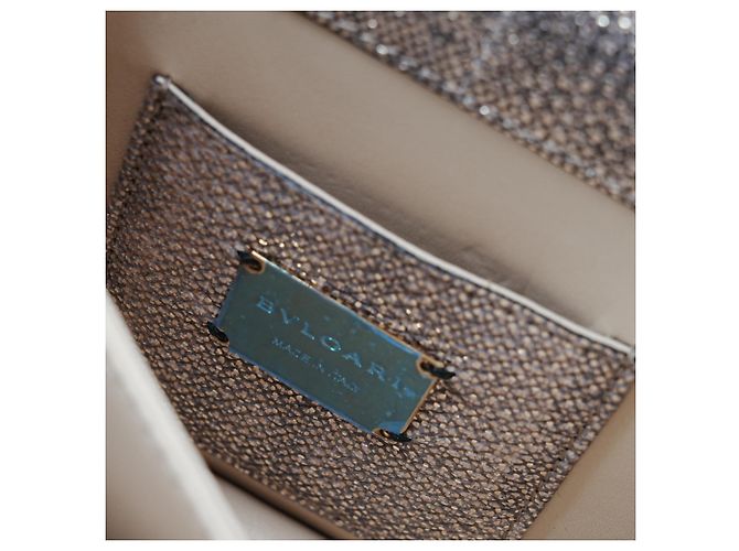 Borsa a tracolla Bulgari Serpenti Forever Argento - vista 8