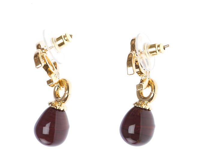 Gioielli CHANEL CC in Metallo Marrone - 102082 - vista 3