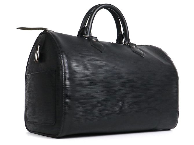 LOUIS VUITTON - Borsa Louis Vuitton Speedy 35 in pelle Epi nera Nero - vista 2