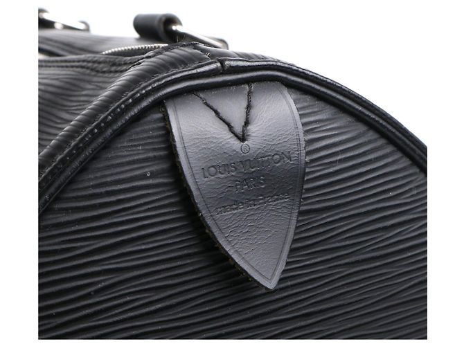 LOUIS VUITTON - Borsa Louis Vuitton Speedy 35 in pelle Epi nera Nero - vista 8