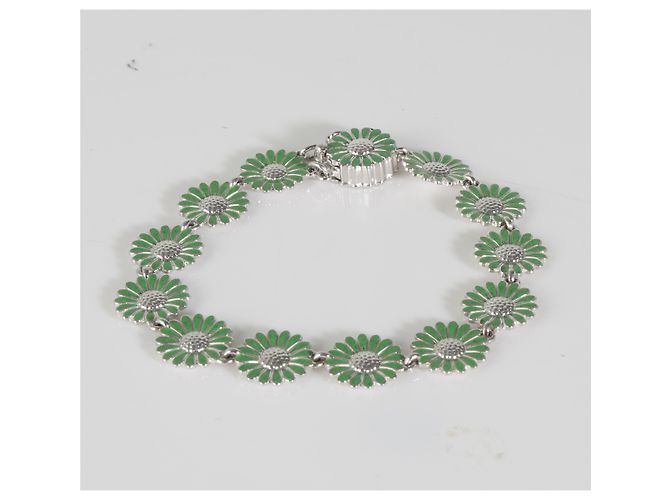 Bracciale in smalto Daisy di Georg Jensen in argento sterling - vista 5