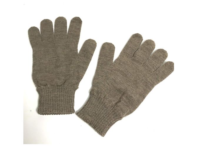 Louis Vuitton Beige Wool Gloves - view 2