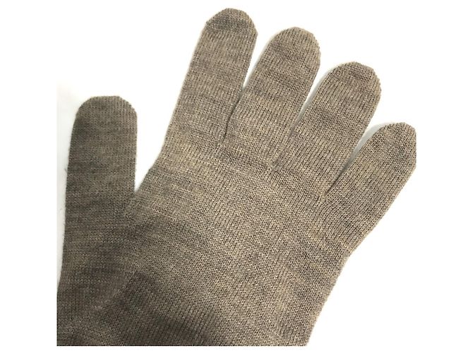 Louis Vuitton Beige Wool Gloves - view 7