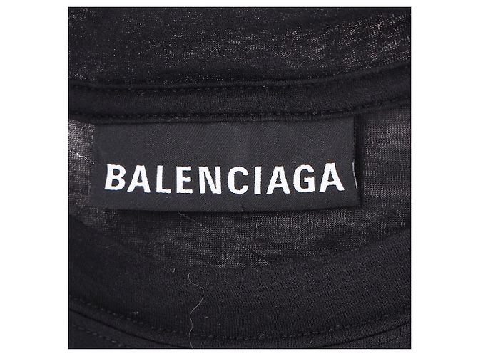 Everyday Camiseta de manga larga ajustada Balenciaga en algodón gris - vista 4