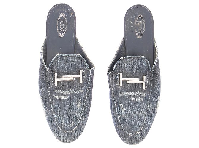 Mule e zoccoli Tod's T.EU 42 Tessuto - vista 6