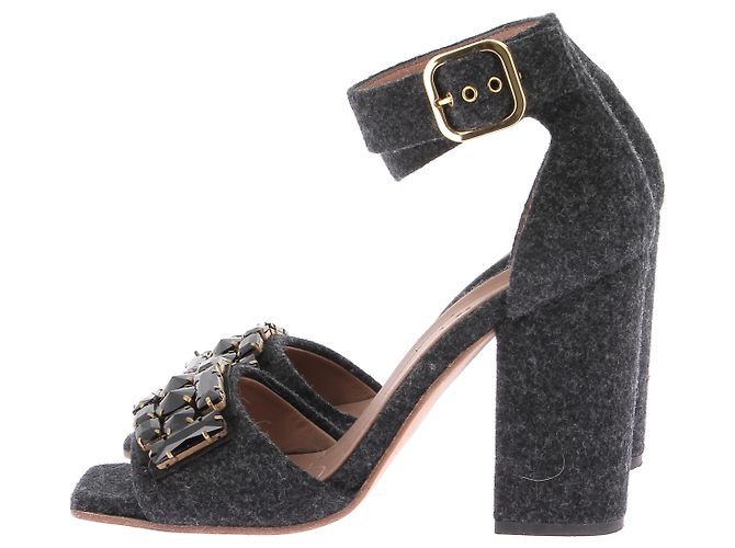 Sandali Marni T.EU 38.5 Tweed Grigio - vista 3