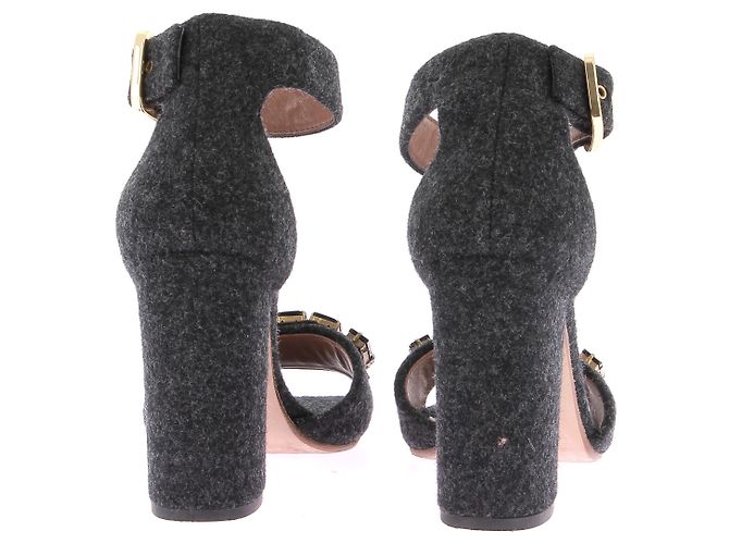 Sandali Marni T.EU 38.5 Tweed Grigio - vista 4