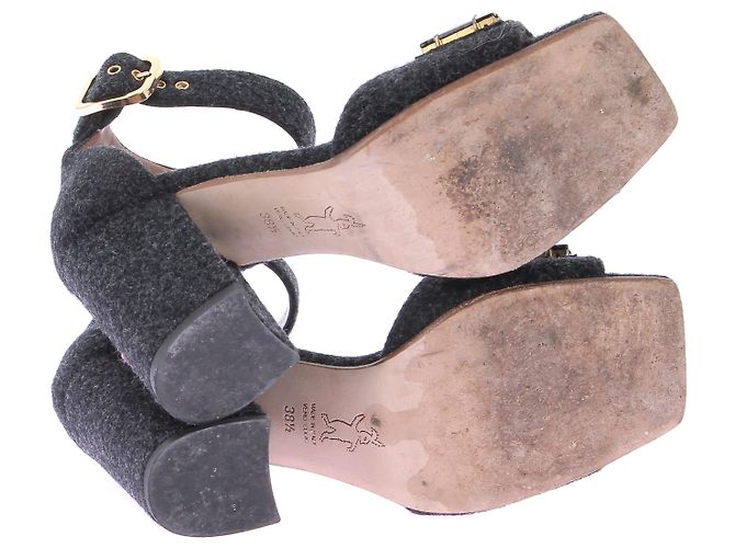 Sandali Marni T.EU 38.5 Tweed Grigio - vista 7