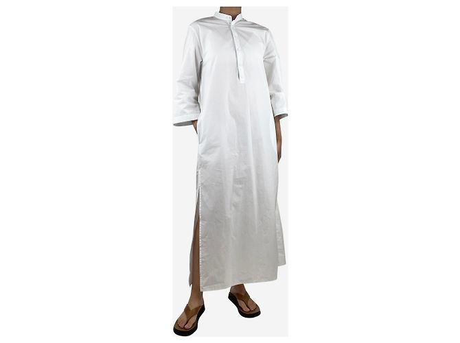 Autre Marque Vestido midi blanco Matteau - talla UK 6 - vista 3