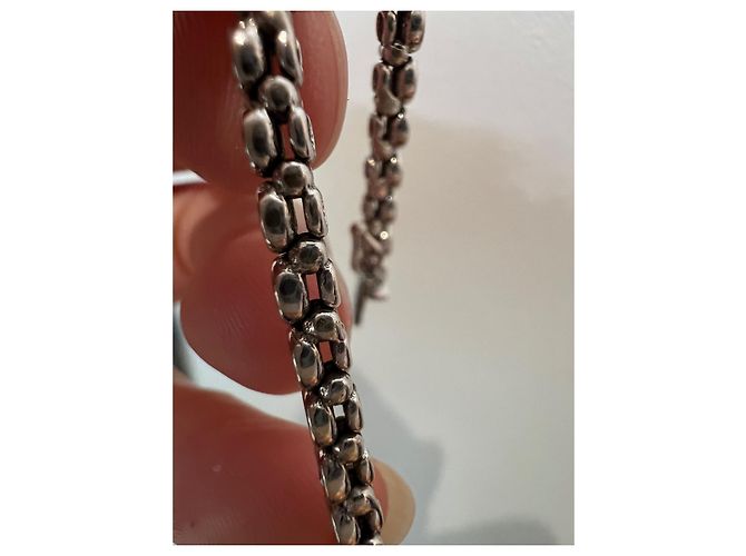 Autre Marque Bracciale tennis in oro bianco 14k e diamante 1,30 ct Argento - vista 8