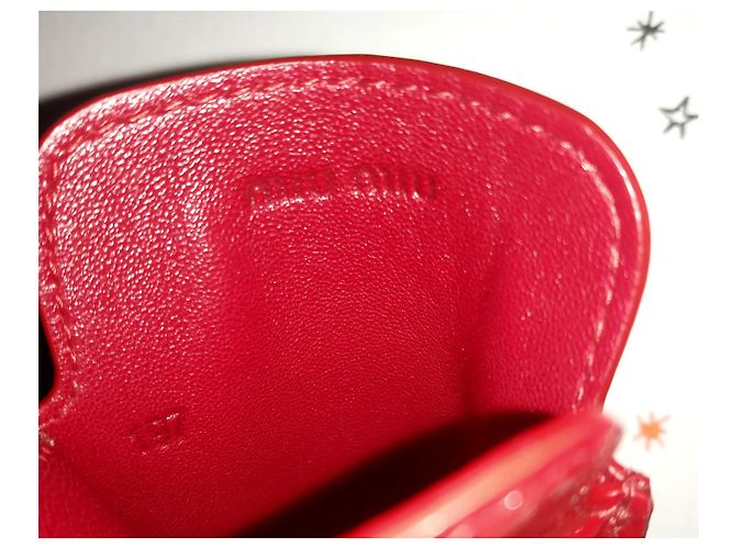 Miu Miu Purses, wallets, cases Red Golden - view 3