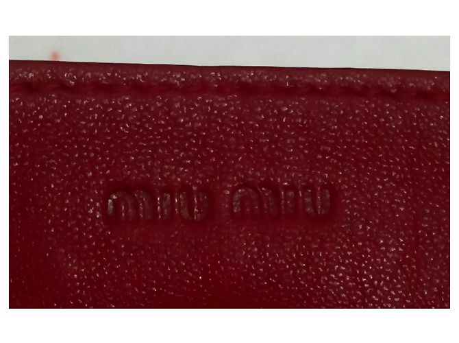 Miu Miu Purses, wallets, cases Red Golden - view 7