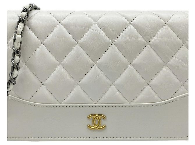 Wallet On Chain Cartera Chanel On Chain Blanco - vista 7