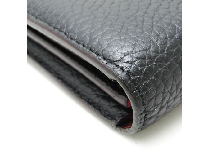 Cartera Louis Vuitton Taurillon Comete M63102 Negro - vista 5