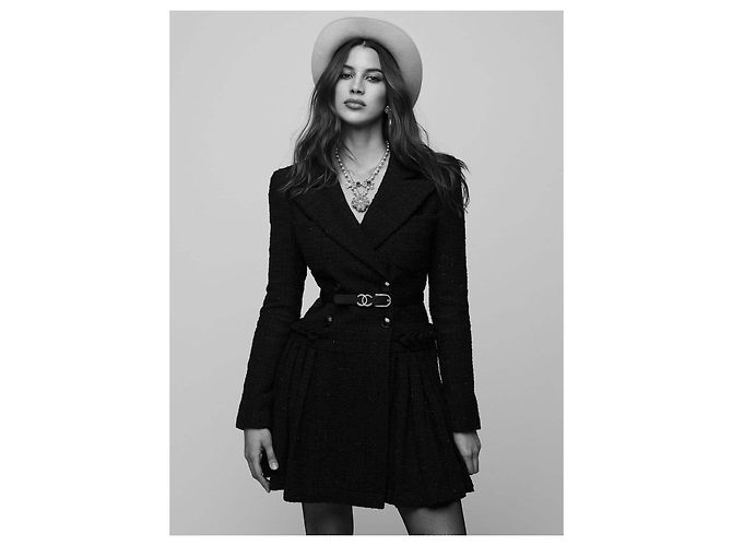 Cambon Chanel Kleid Mantel 2020 Schwarz - Ansicht 10