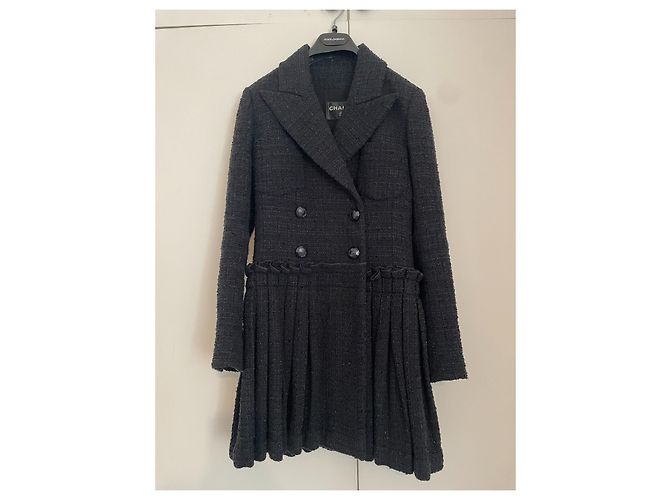 Cambon Chanel Kleid Mantel 2020 Schwarz - Ansicht 2