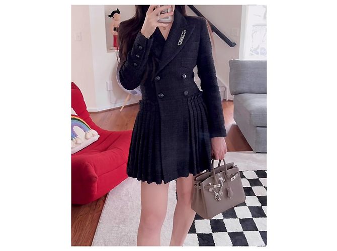 Cambon Chanel Kleid Mantel 2020 Schwarz - Ansicht 5