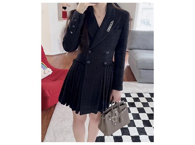 Cambon Chanel Kleid Mantel 2020 Schwarz - Ansicht 6