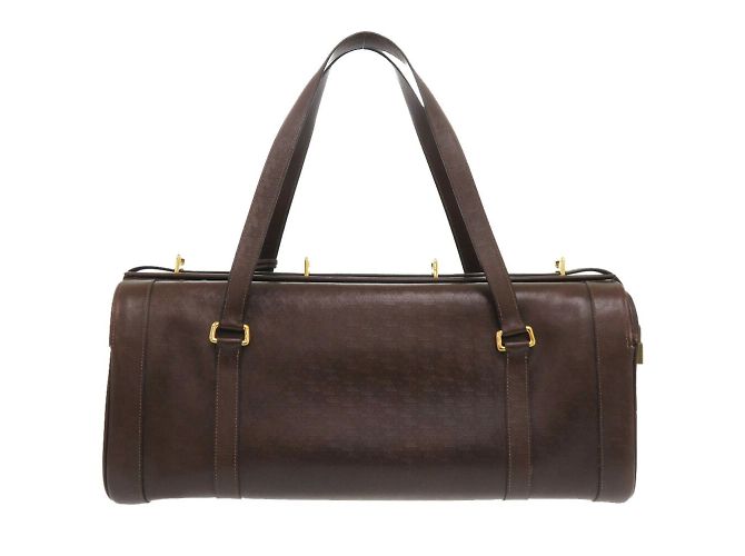 Hermès Borsa Boston in pelle marrone Hermes - vista 3