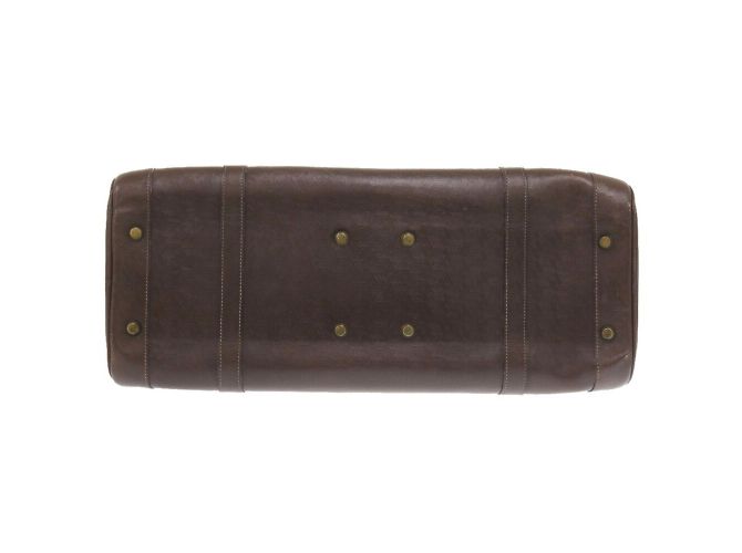 Hermès Borsa Boston in pelle marrone Hermes - vista 4