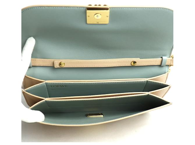 Borsa a catena lunga Loewe Goya Beige - vista 4