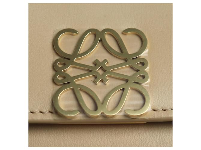 Borsa a catena lunga Loewe Goya Beige - vista 7
