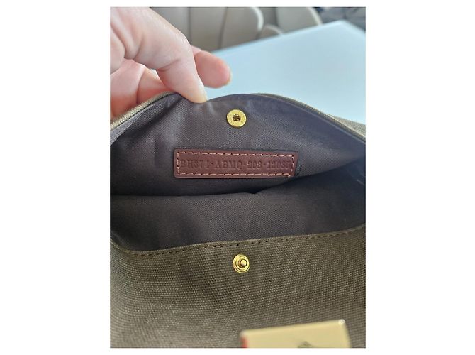 Borsa a Spalla Fendi 8BH374 FF Peekaboo X Tote Verde - vista 3