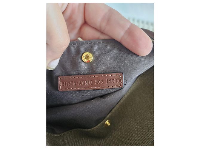 Borsa a Spalla Fendi 8BH374 FF Peekaboo X Tote Verde - vista 9
