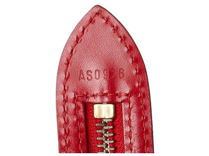 Borsa a Spalla Saint Jacques Epi Louis Vuitton Rosso - vista 10