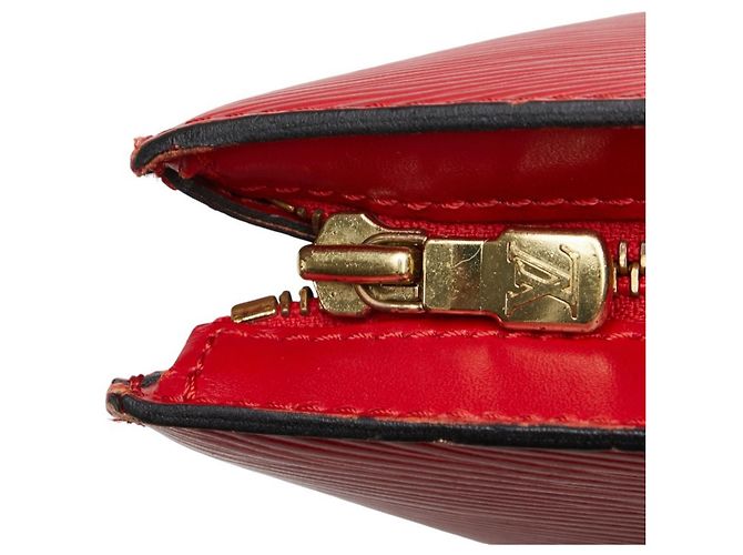 Borsa a Spalla Saint Jacques Epi Louis Vuitton Rosso - vista 7
