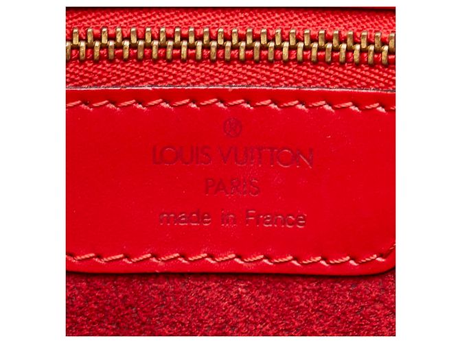 Borsa a Spalla Saint Jacques Epi Louis Vuitton Rosso - vista 9