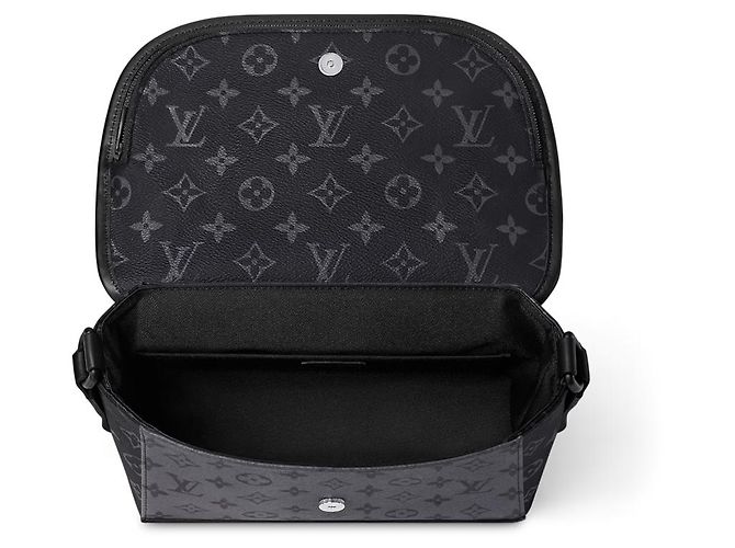 Louis Vuitton Monogramma di eclissi LV Pulse Messenger Nero - vista 2
