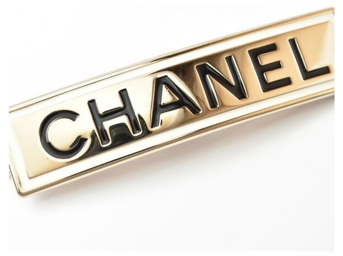 Fermaglio dorato Chanel D'oro - vista 2