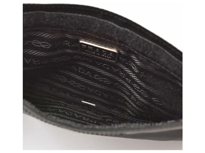 Pochette Piatta Prada in Nylon Nero - vista 6