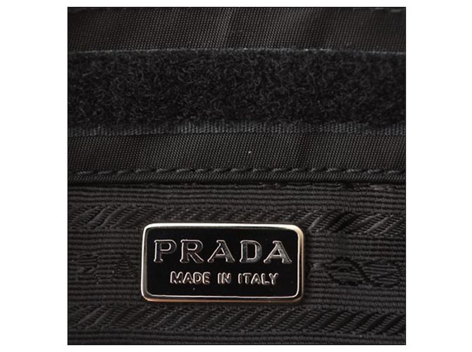 Pochette Piatta Prada in Nylon Nero - vista 7