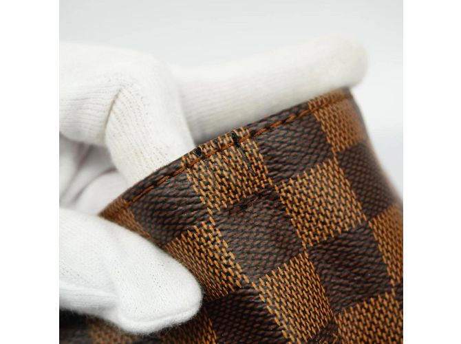 Borsa Louis Vuitton Damier Greenwich N41337 Ebano Damier ebene - vista 10