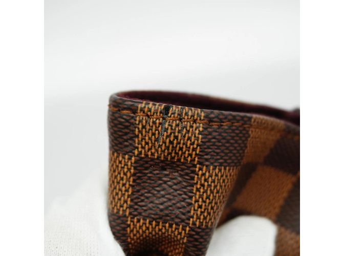 Borsa Louis Vuitton Damier Greenwich N41337 Ebano Damier ebene - vista 12