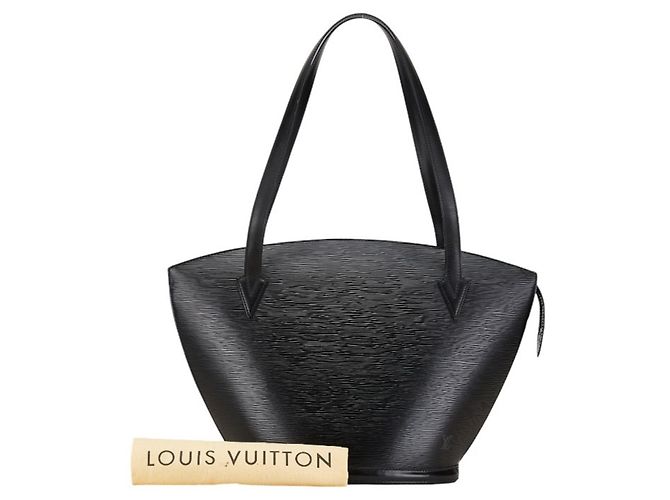 Borsa Tote Epi Saint Jacques di Louis Vuitton Nero - vista 9