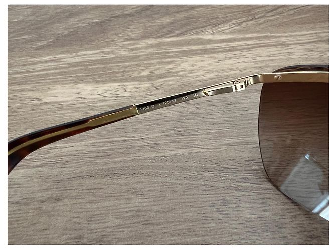 Gafas de sol Chanel con cadena Castaño - vista 7