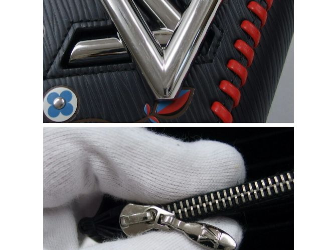 Cartera Larga Bi-fold Twist Epi Louis Vuitton Negro Roja Multicolor - vista 11