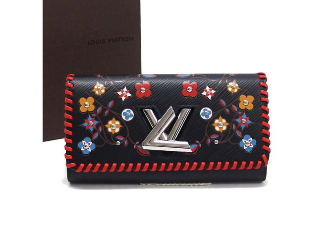 Cartera Larga Bi-fold Twist Epi Louis Vuitton Negro Roja Multicolor - vista 2