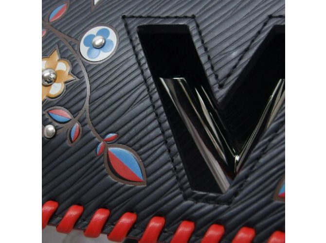 Cartera Larga Bi-fold Twist Epi Louis Vuitton Negro Roja Multicolor - vista 7