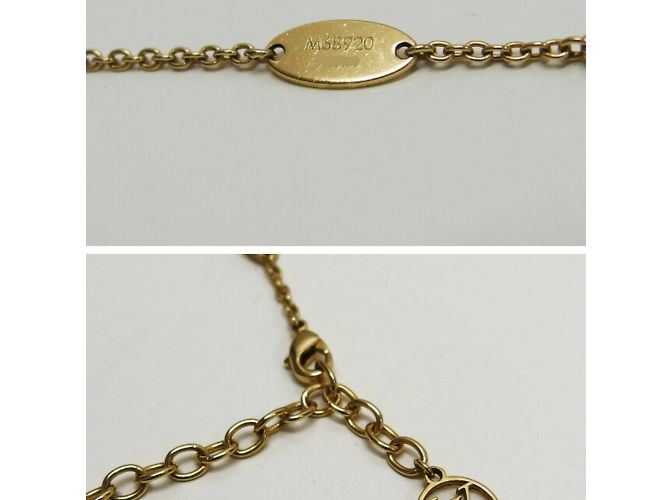 Collana Essential V Planet di Louis Vuitton D'oro - vista 7