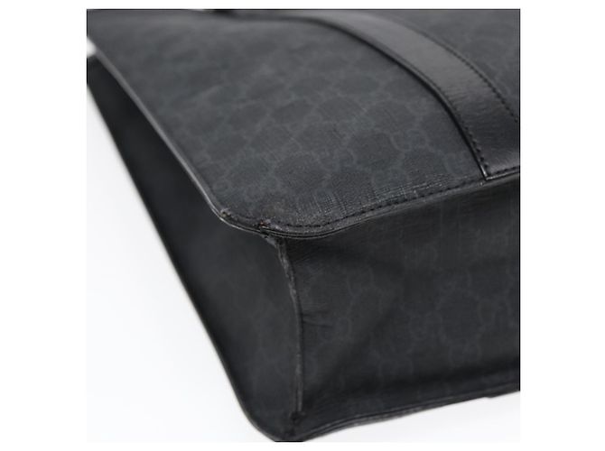 Borsa a mano in tela GG Gucci nera 322072 Auth bs17120 Nero - vista 11