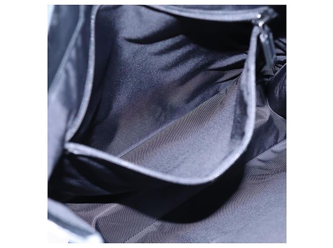 Borsa a mano in tela GG Gucci nera 322072 Auth bs17120 Nero - vista 19