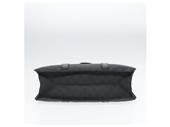 Borsa a mano in tela GG Gucci nera 322072 Auth bs17120 Nero - vista 9