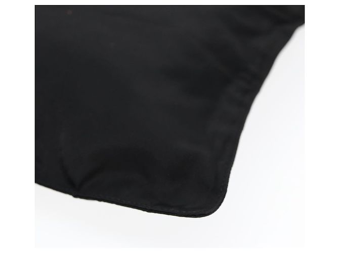 Borsa a spalla PRADA in nylon nero argento autentica bs17219 - vista 12