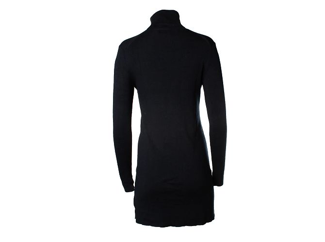 Equipment Strickkleid mit Rollkragen in Blau - Ansicht 3