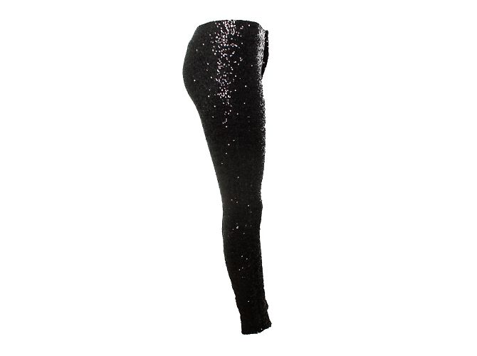 Isabel Marant, Paillettenhose in Schwarz - Ansicht 4