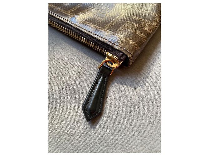 Pochette Fendi FFreedom Marrone Monogramma FF - vista 6
